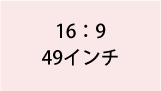 16:9 49インチ