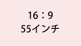 16:9 55インチ