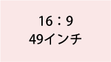 16:9 49インチ