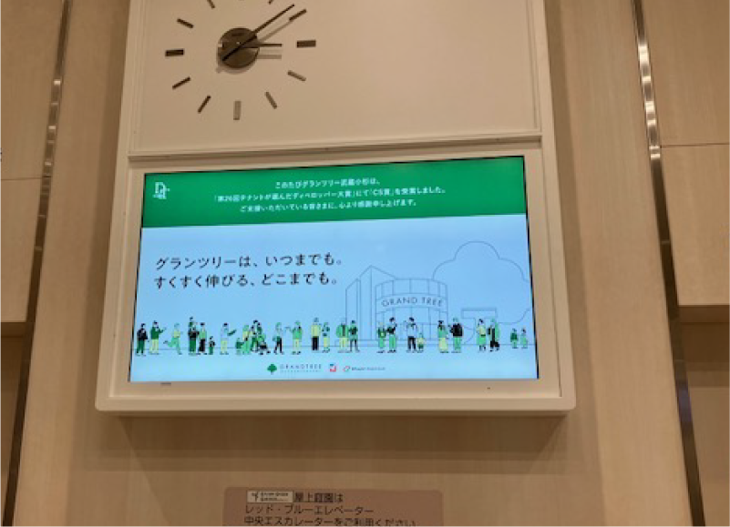 グランツリー武蔵小杉 各階エレベーター前